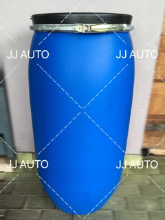 Tong Drum Plastik 160Liter Blue Drum Plastic Bekas Tong Used But