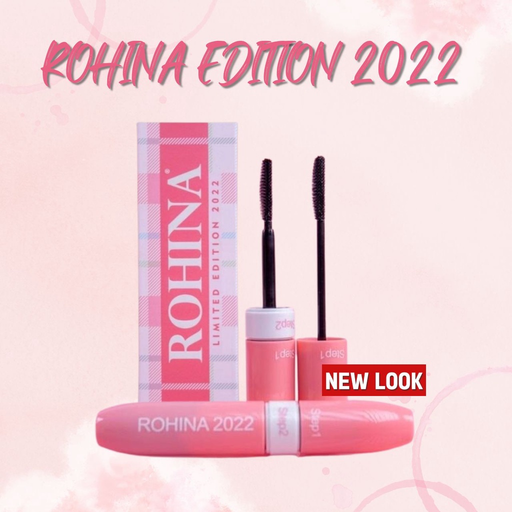 NEW LOOK Mascara Rohina 2 Step Maskara Melentik Dan Melebatkan Bulu