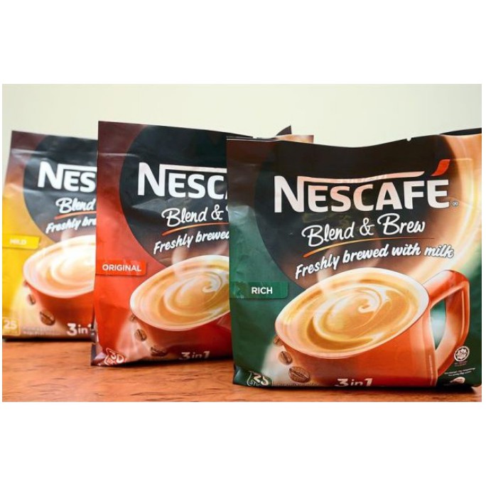 Nescafe Blend Brew Original S Mild S Rich S In