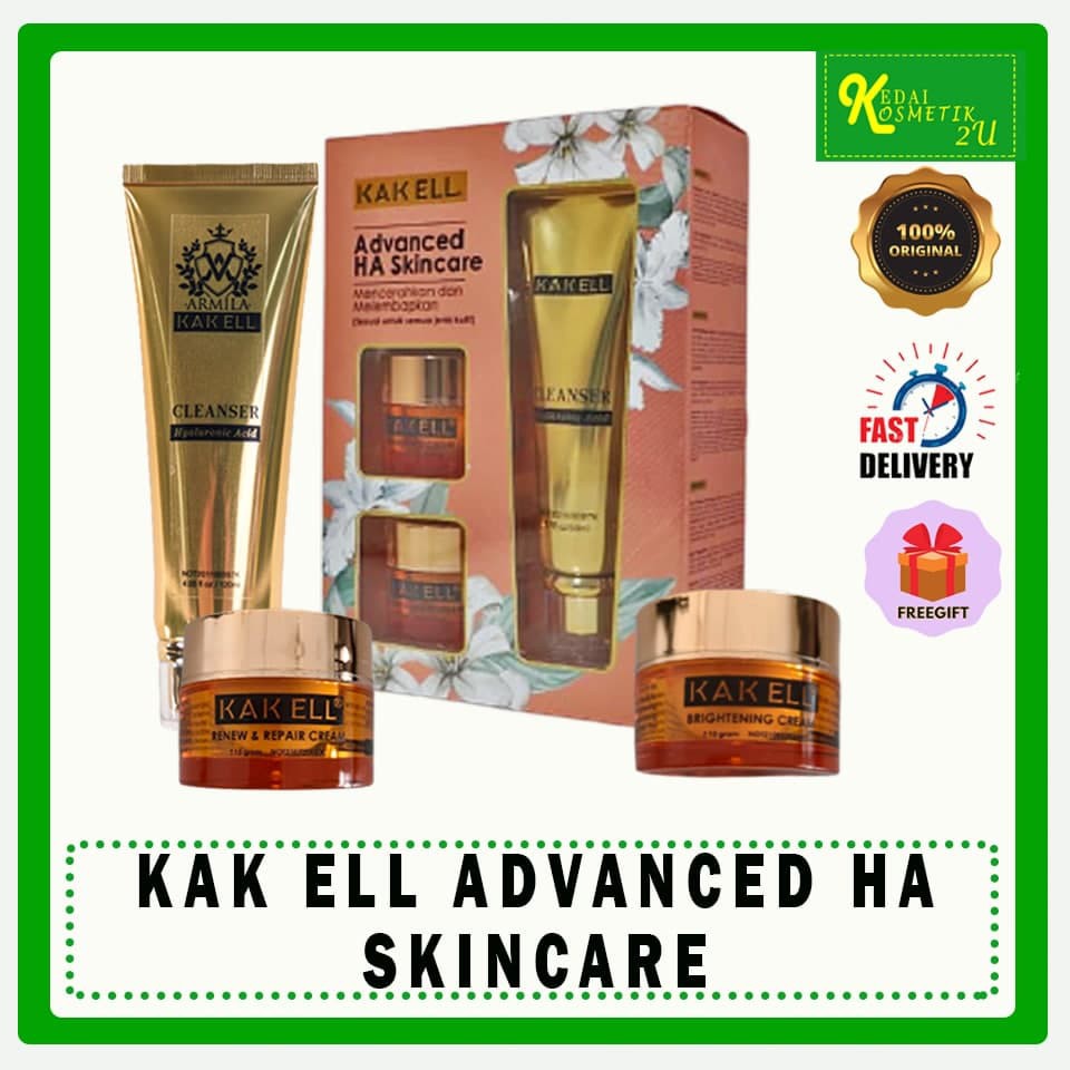 Kak Ell Ha 3in1 Advanced Harga Promosi Skin Care Original Hq Shopee