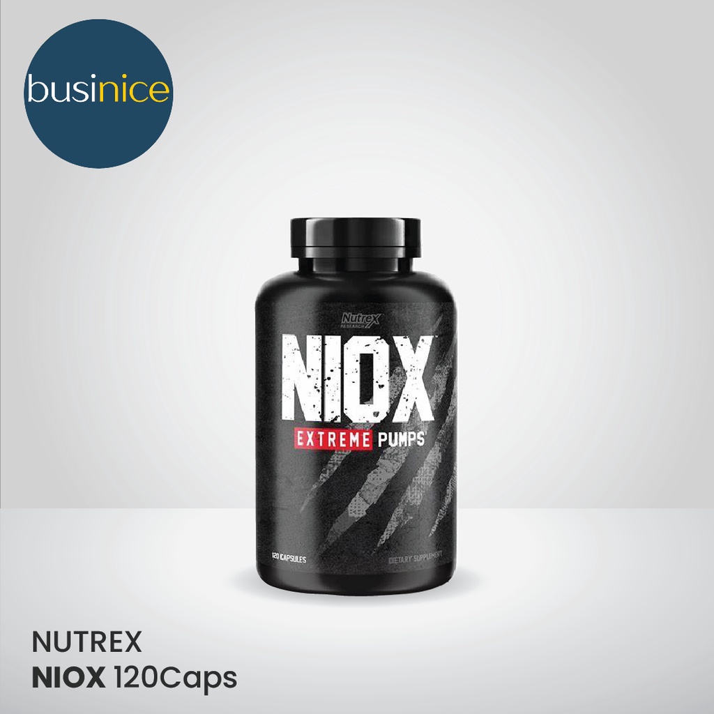 Nutrex Niox Xtreme Pumps Capsules Nitric Oxide Pre Workout Shopee