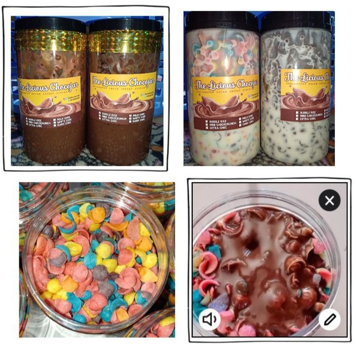 Choco Jar Rainbow Viral Ml Ml Ml Sedap Shopee Malaysia