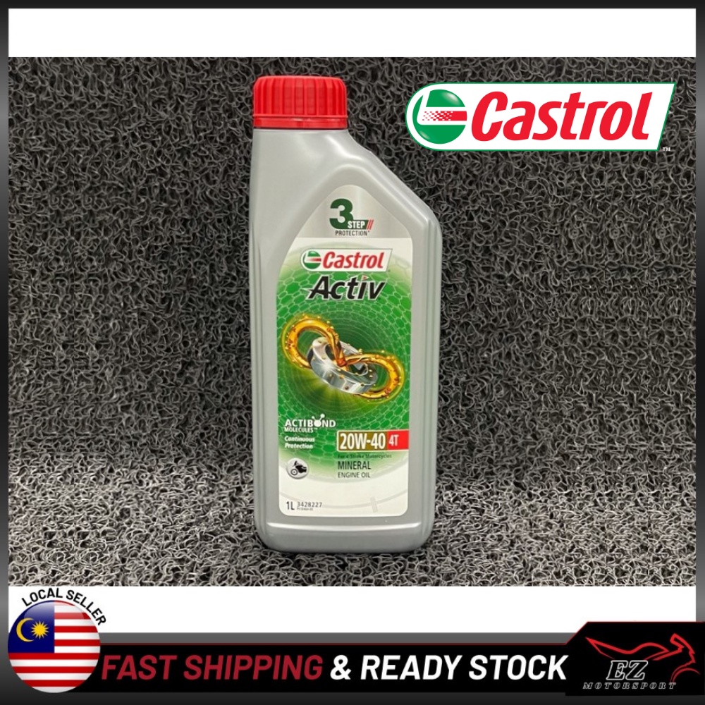 T Castrol Activ W Api Sl Jaso Ma Original Castrol Minyak