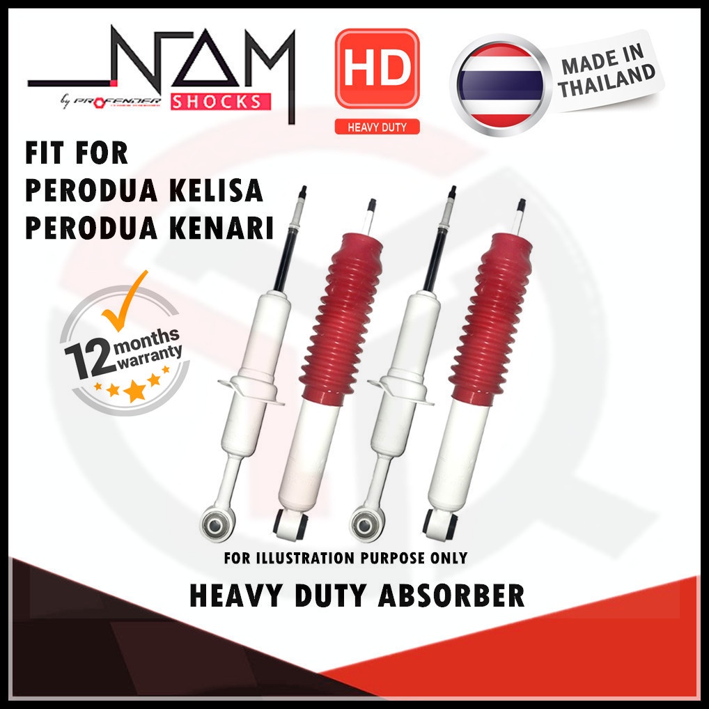 NAM THAILAND PERODUA KELISA KENARI HEAVY DUTY GAS FRONT REAR