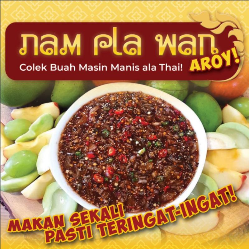 Colek Buah Rojak Buah Namplawan Aroy Shopee Malaysia