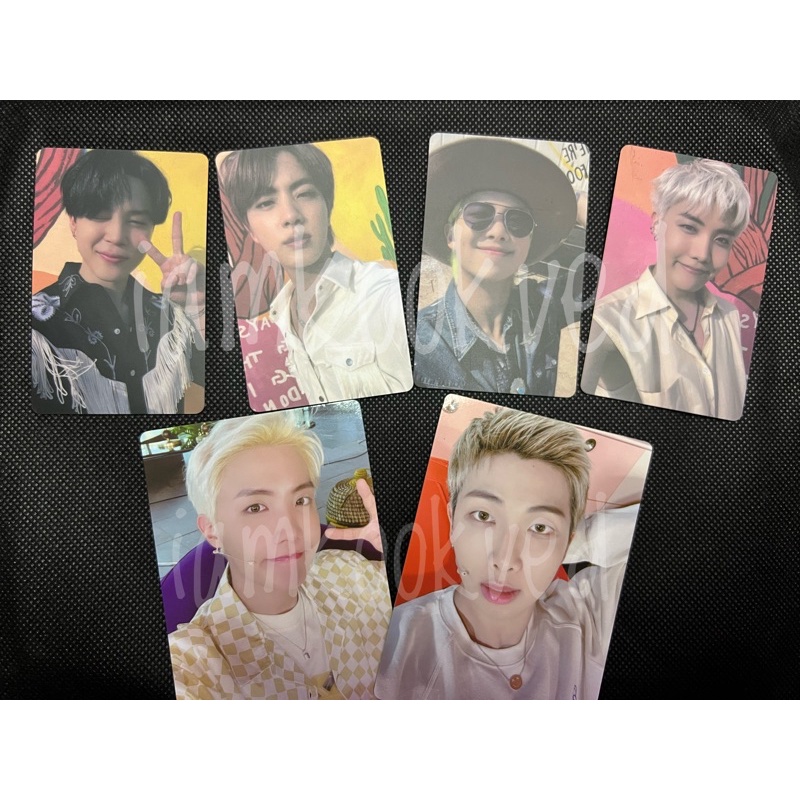 Official Bts Butter Lucky Draw Photocards Merch Box Photocards