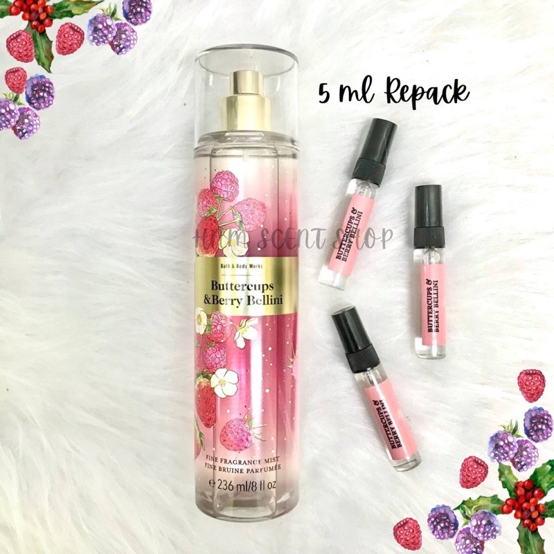 Original Bbw Buttercup Berry Bellini Sweet Fruity Shopee