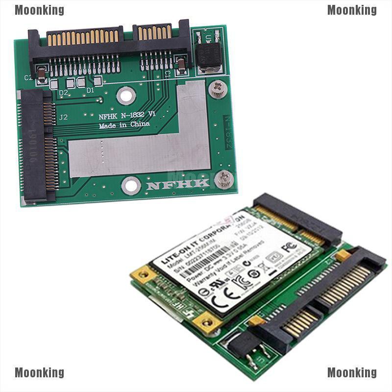 Moonking Msata Ssd To Sata Gps Adapter Converter Card Module