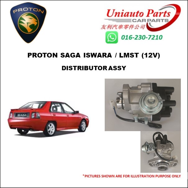 PROTON SAGA ISWARA LMST 12V CARBURETOR MODEL DISTRIBUTOR ASSY