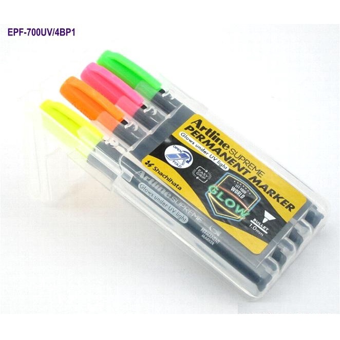 ARTLINE SUPREME UV PERMANENT MARKER 700 1 0mm 4pc Per Set EPF 700UV