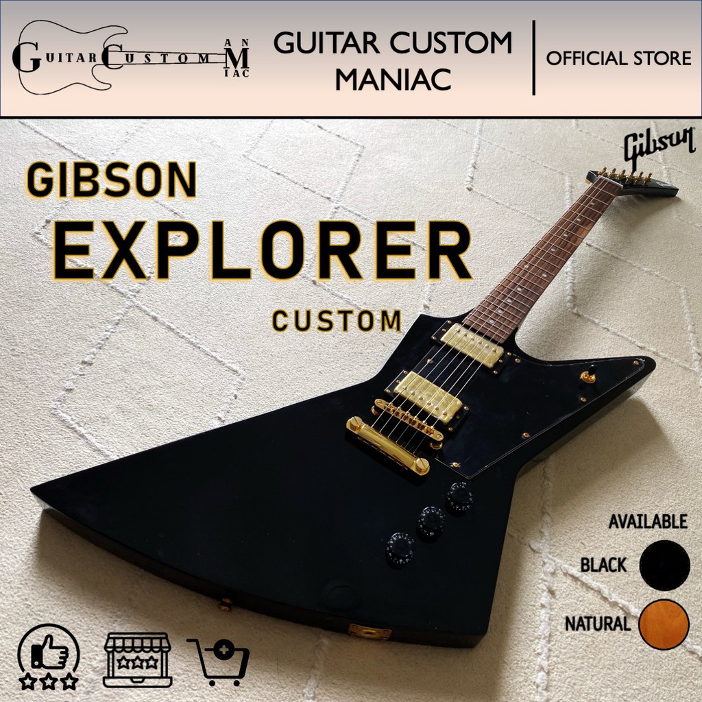 Preorder Gcm Custom Made Gibson Custom Explorer Electric Guitar New