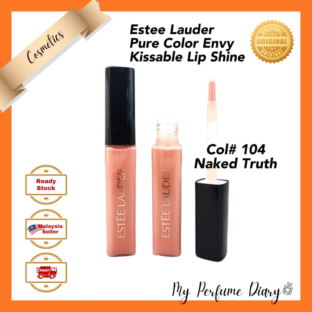 Estee Lauder Pure Color Envy Kissable Lip Shine 4 6ml Col 104 Naked