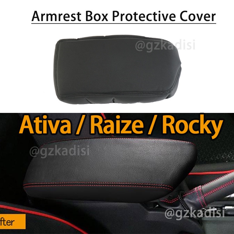 Perodua Ativa Toyota Raize Daihatsu Rocky Armrest Cover Leather Cover