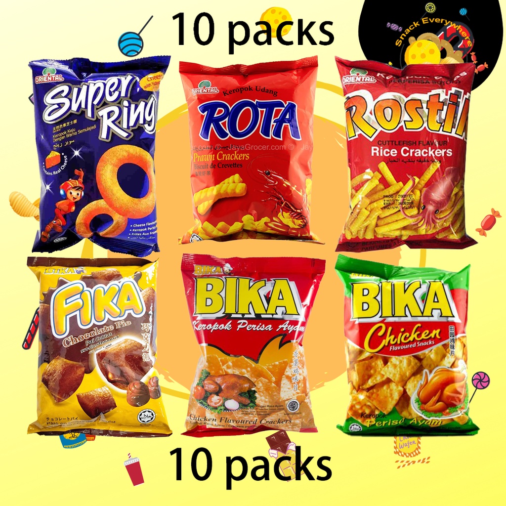 Super Ring Cheese Rota Rostik Fika Bika Red Bika Green 10 Packs X