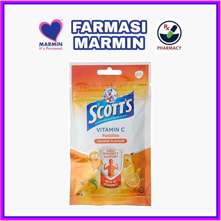 Scott S Vitamin C Pastilles Flavour Orange Zipper G Shopee Malaysia