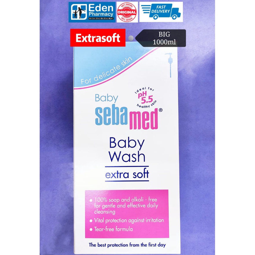 Sebamed Baby Wash Extra Soft 1000ml Shopee Malaysia