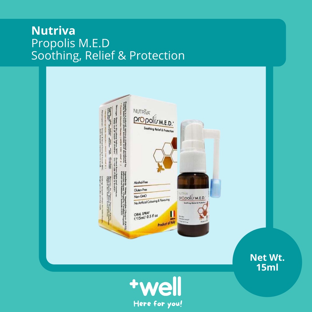 NUTRIVA Propolis MED Oral Spray 15ml Shopee Malaysia