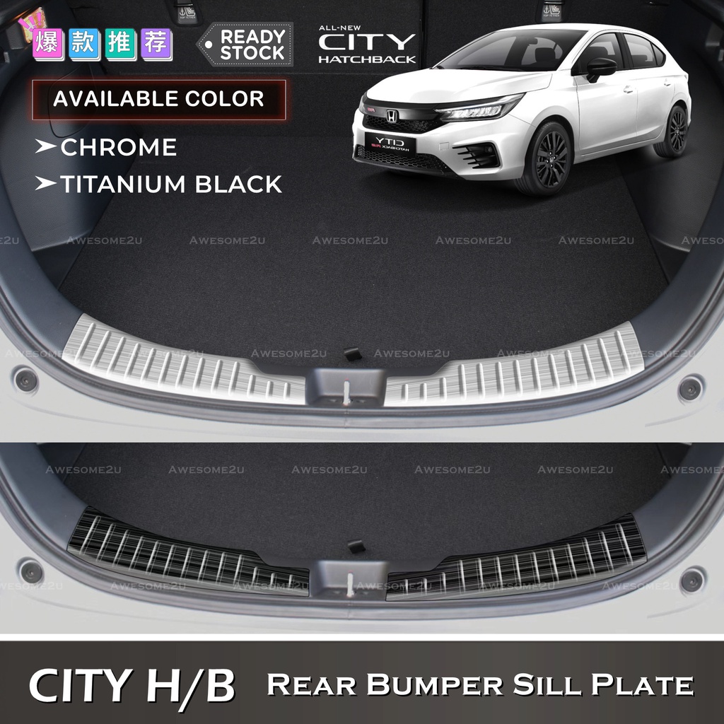 Awesome2u Honda City Hatchback Rear Bumper Sill Plate Guard Stainless