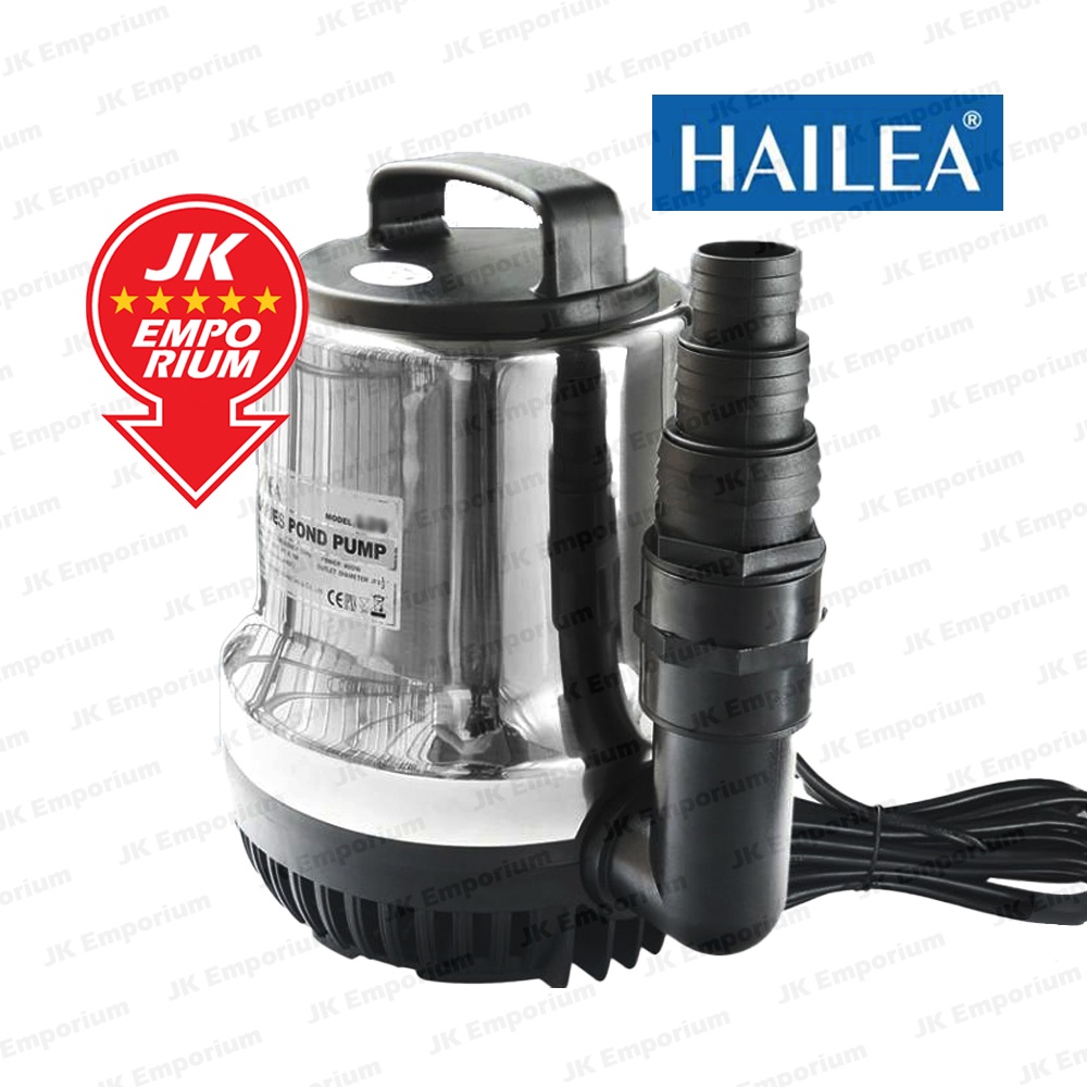 Hailea Stainless Steel Submersible Fish Pond Circulation Pump Koi