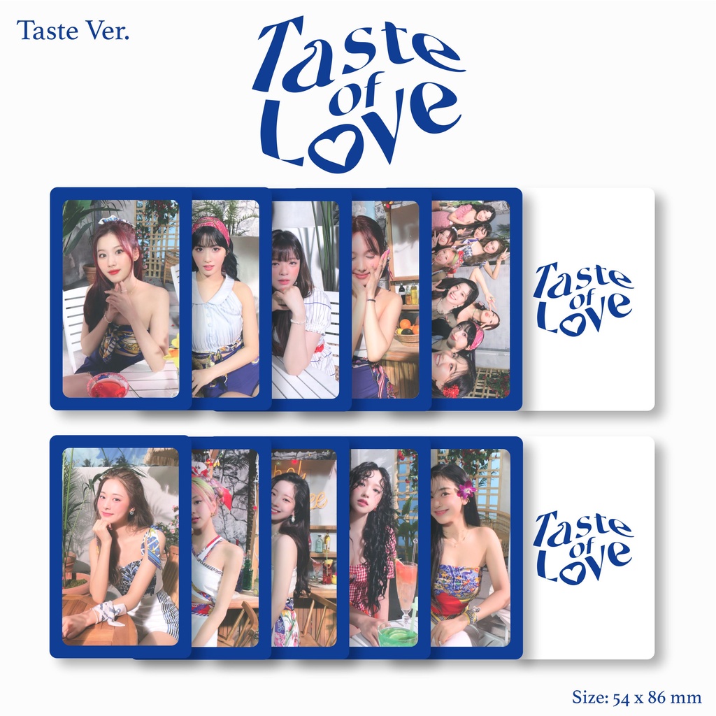 Photocard Twice Taste Of Love Pob Taste Ver Shopee Malaysia