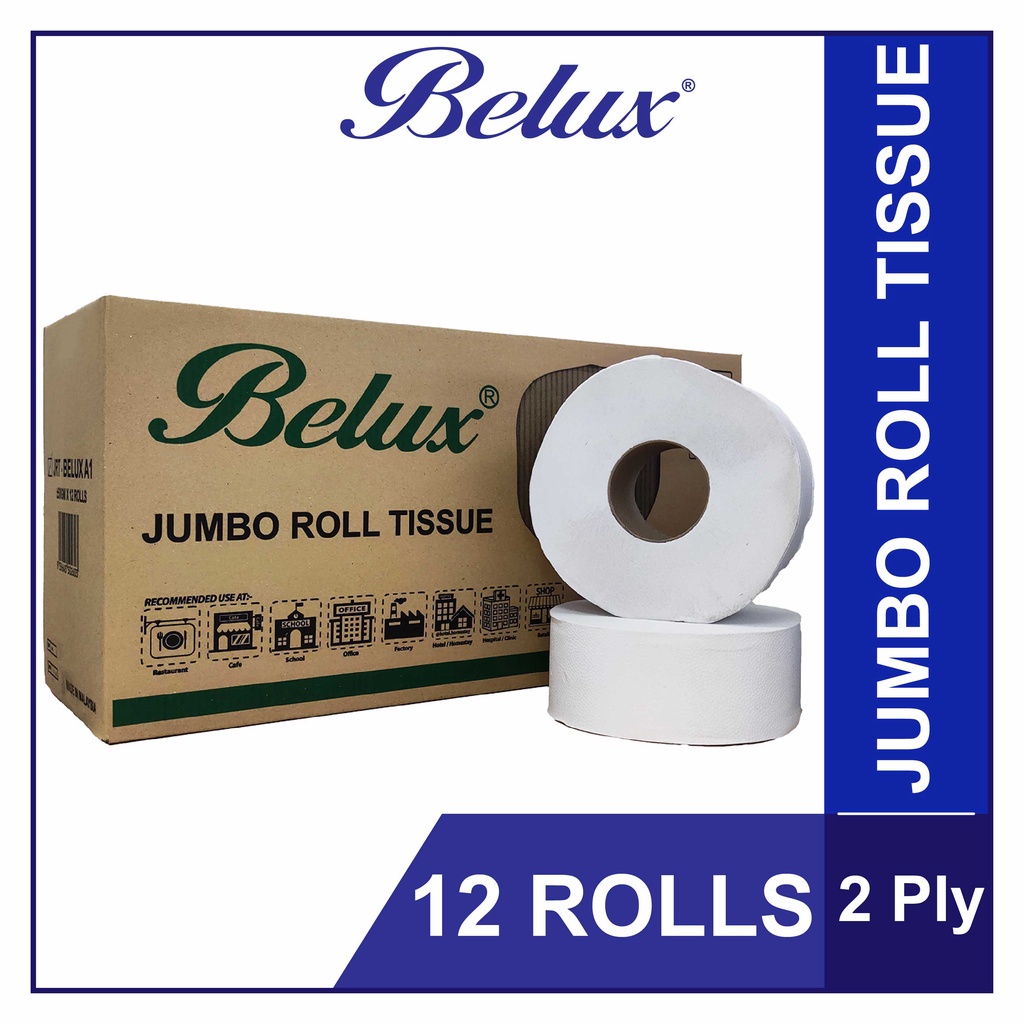 Belux Jumbo Roll Tissue Jrt Ctn X Rolls Shopee Malaysia