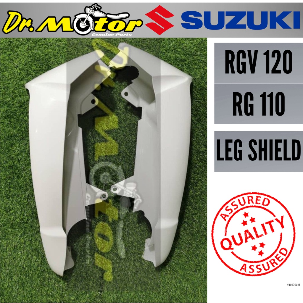 SUZUKI RGV RGV120 RGS RG110 RG 110 SPORT LEGSHIELD KEPOK PUTIH SIDE