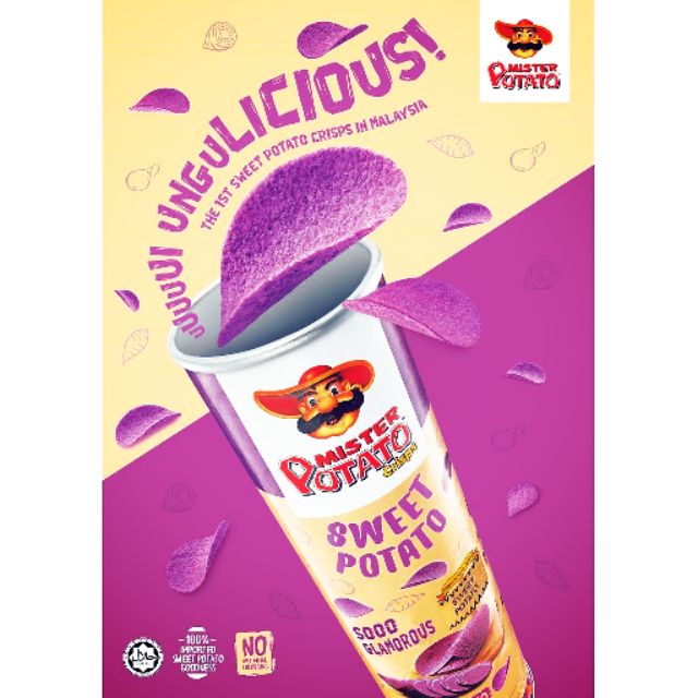 MISTER POTATO CRISPS 130G UBI KELEDEK Shopee Malaysia