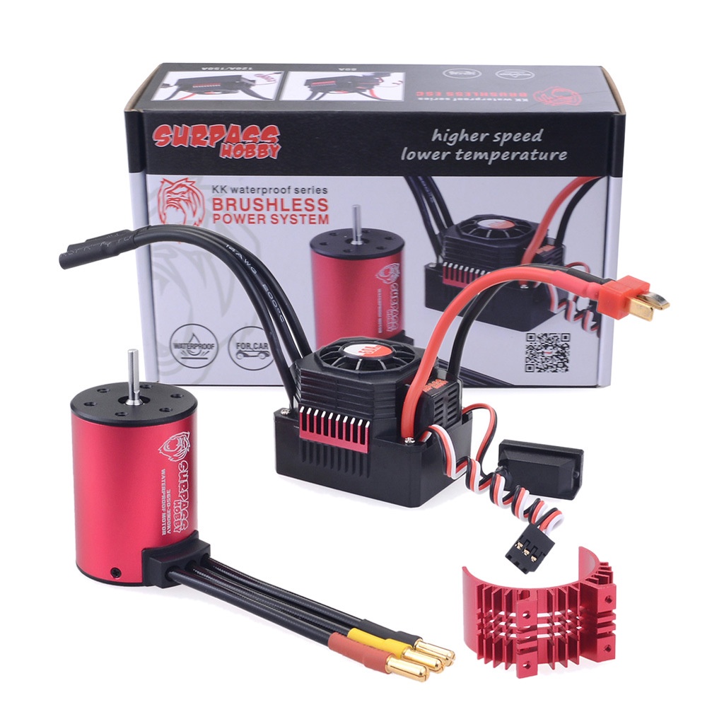 Surpass Hobby Kk Waterproof Burhshless Combo 3650 Brushless Motor With