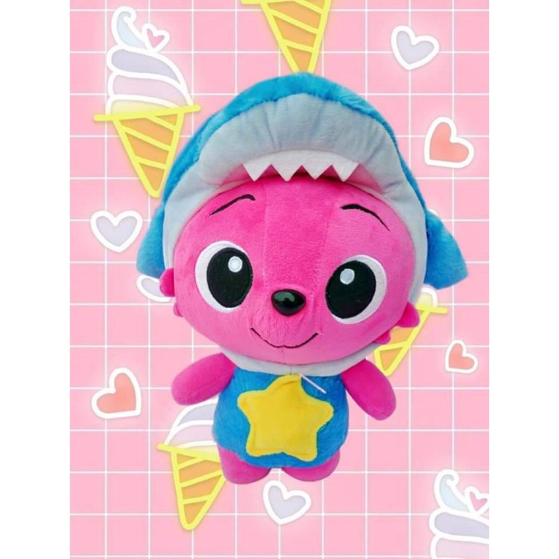 baby shark Pink Fong limited edition 限量babyshark PinkFong音樂公仔 全馬獨家 有買有送