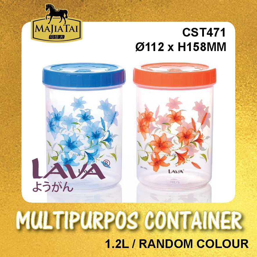 Lava Pp Canister L Cst Bekas Makanan Pelbagai Guna