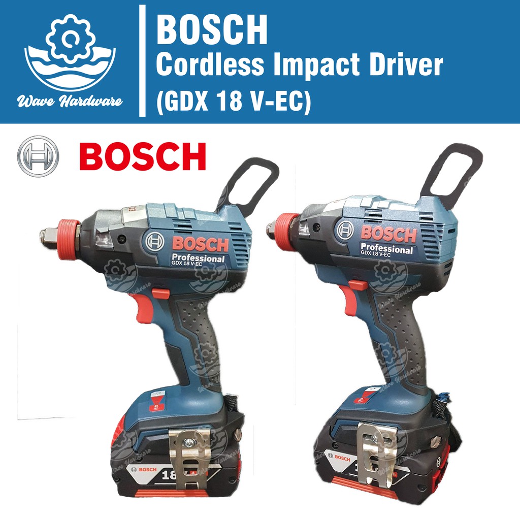 Bosch Cordless Impact Driver Wrench Gdx V Ec Shopee Malaysia