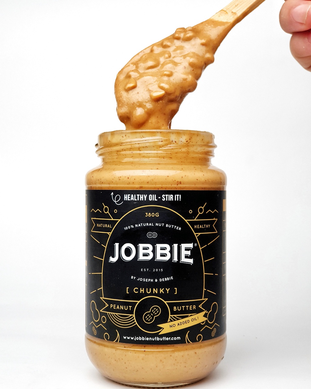 JOBBIE Peanut Butter Chunky Classic 380g Shopee Malaysia