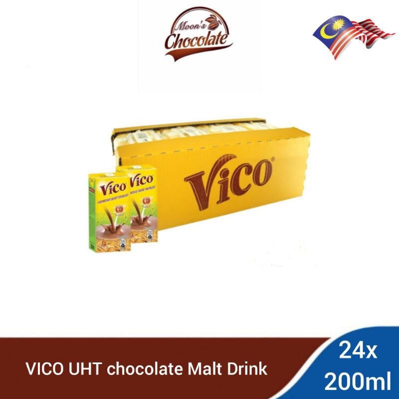 Vico UHT Chocolate Malt Drink 24 X 200ml Max Per Order For 2 Carton