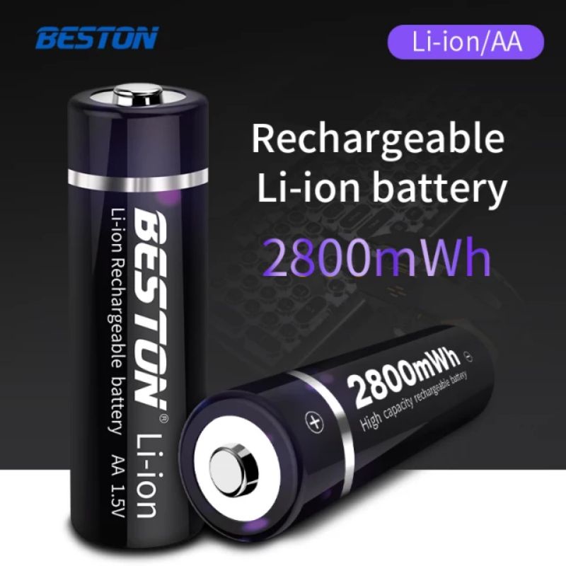 Genuine BESTON Li Ion Battery AA AAA 1 5V Rechargeable Battery USB