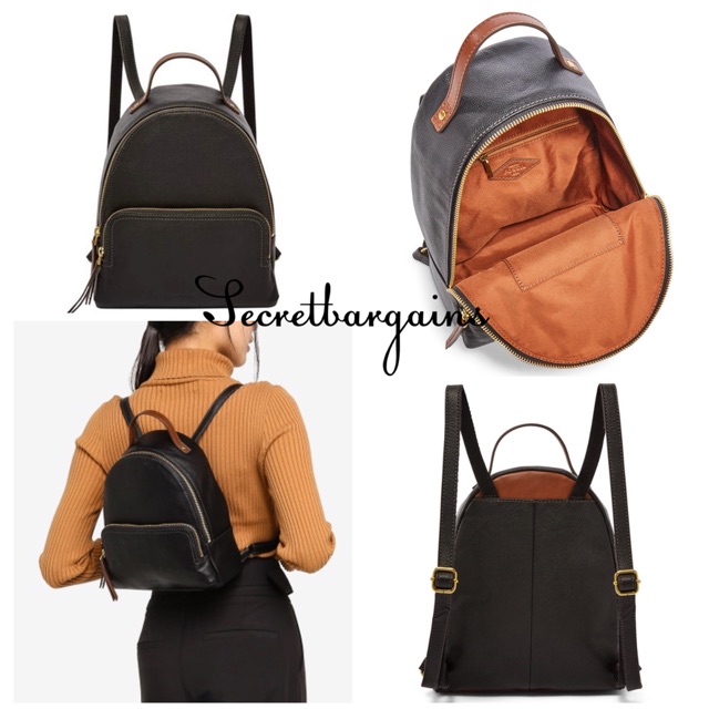 Fossil Felicity Backpack Black Shopee Malaysia