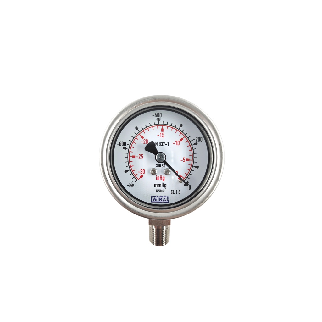 100 Original WIKA Fully Stainless Steel Pressure Gauges 232 50 63 1