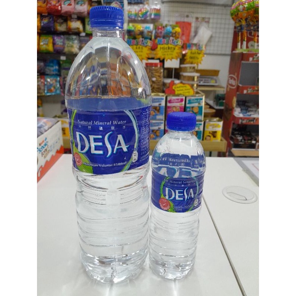 DESA NATRUAL MINERAL WATER AIR MINERAL SEMULAJADI 1 5L 500ML