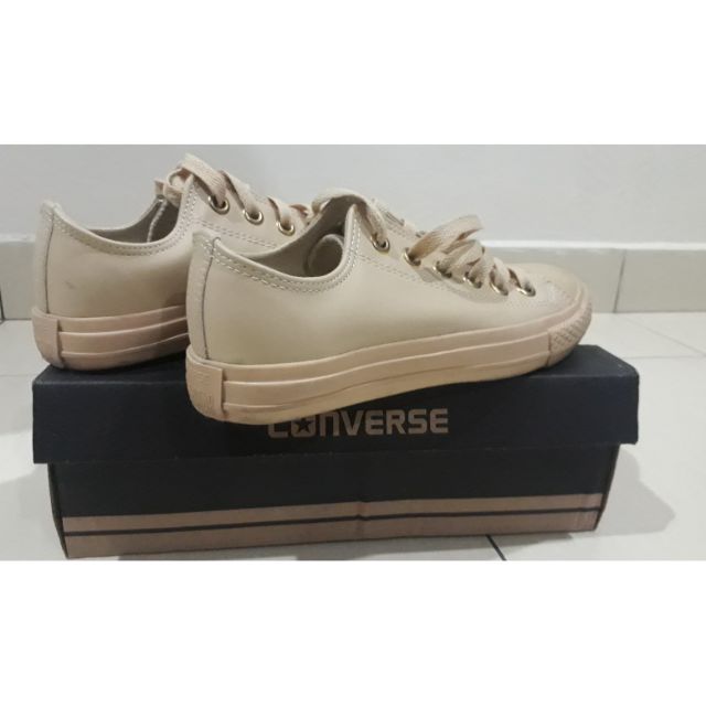 Converse Nude Brown Collection Used Shopee Malaysia