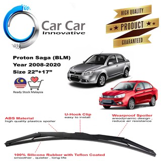 Proton Saga BLM Wiper Silicone Wiper Blades Car Windshield Year 2008