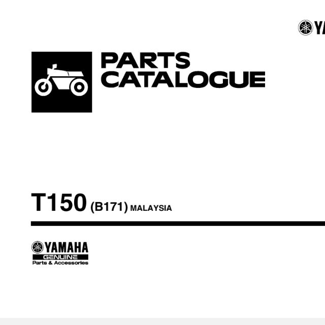 YAMAHA Y15ZR FIRST MODEL PDF PART CATALOGUE Shopee Malaysia