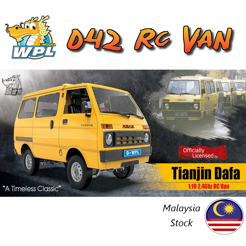 WPL D42 RTR RC New Van 1 10 Scale Kei Van Tianjin Dafa READY STOCK