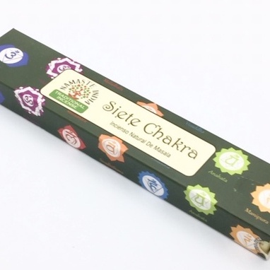 SIETE CHAKRA Incense Sticks Incienso Natural De Masala 15g Shopee