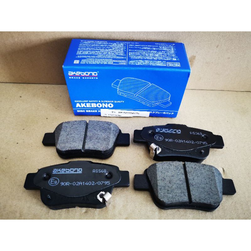 Akebono Brake Pad Rear Toyota Estima ACR50 Alphard Vellfire ANH20