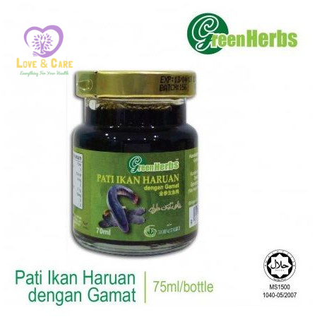 Greenherbs Pati Ikan Haruan Dengan Gamat Ml Shopee Malaysia