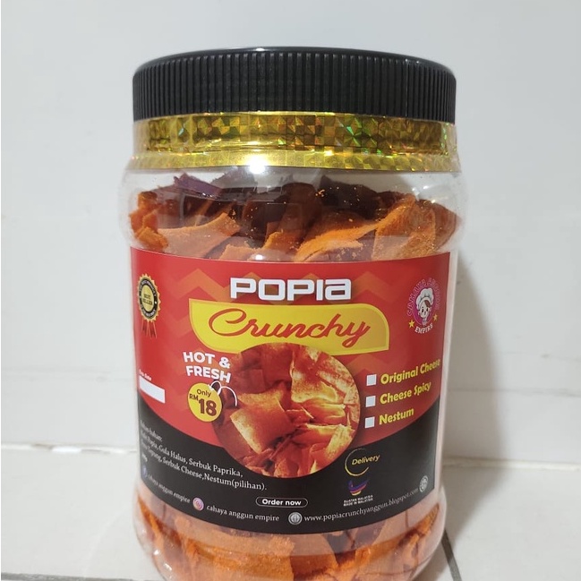 Popia Crunchy Original Cheese G Sedap Rangup Fresh Shopee