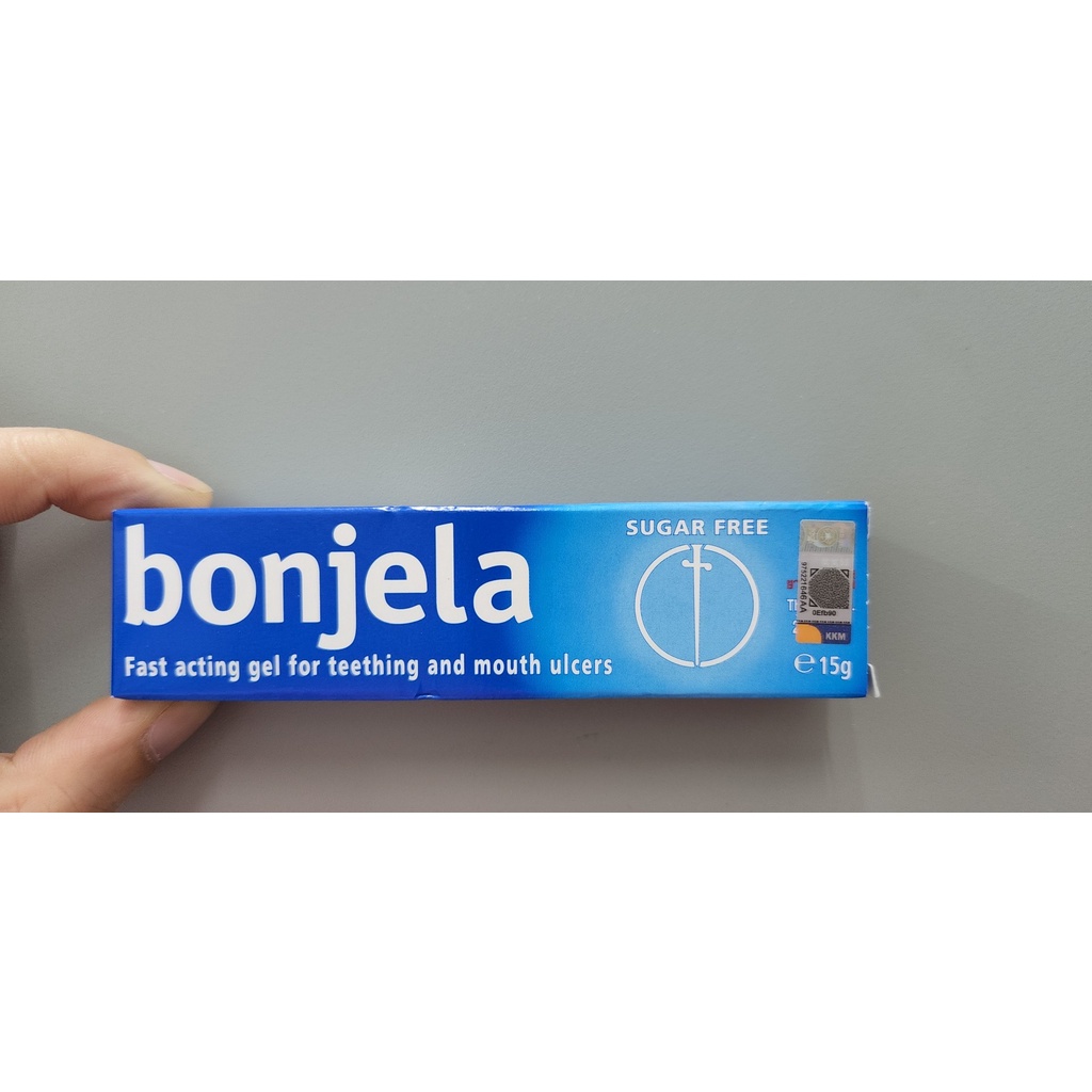 Bonjela Fast Acting Gel For Teething And Mouth Ulcers Sugar Free 15g