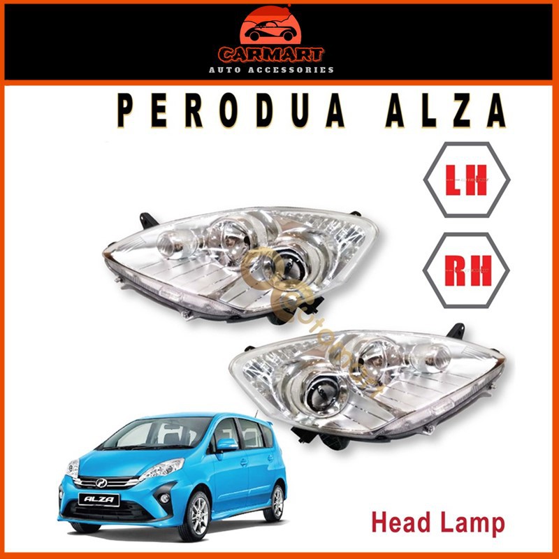 Perodua Alza 2014 2018 HeadLamp Head Lamp Shopee Malaysia