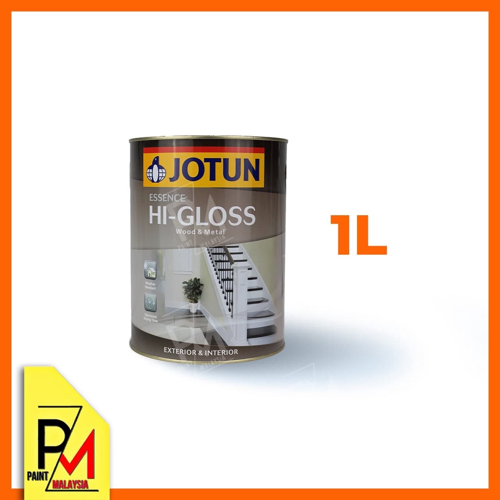 JOTUN Essence Hi Gloss 1 Liter Gloss Finish For Wood Metal Oil Paint