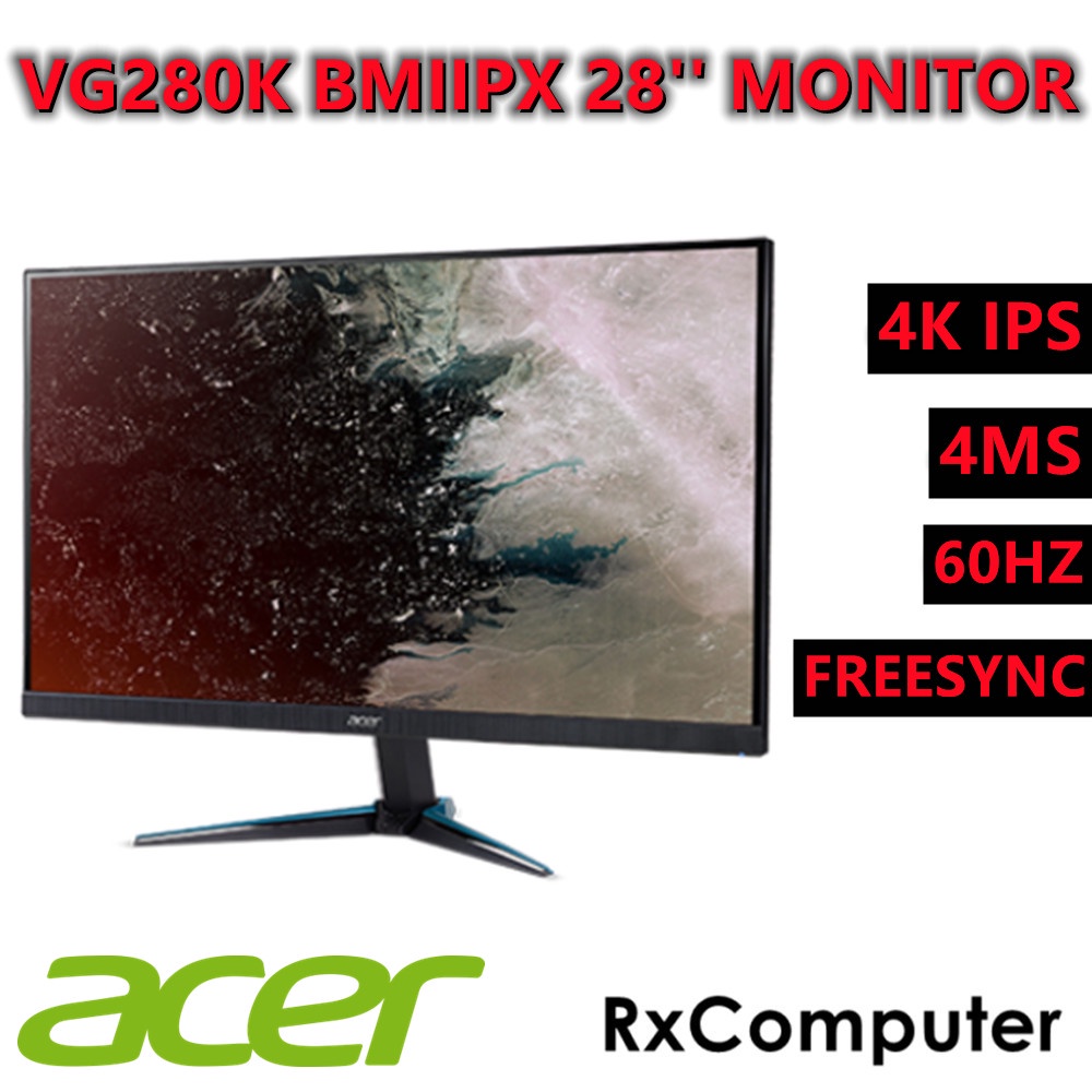 ACER NITRO VG280K BMIIPX 27 INCH 4K IPS PANEL 4MS 60HZ FREESYNC