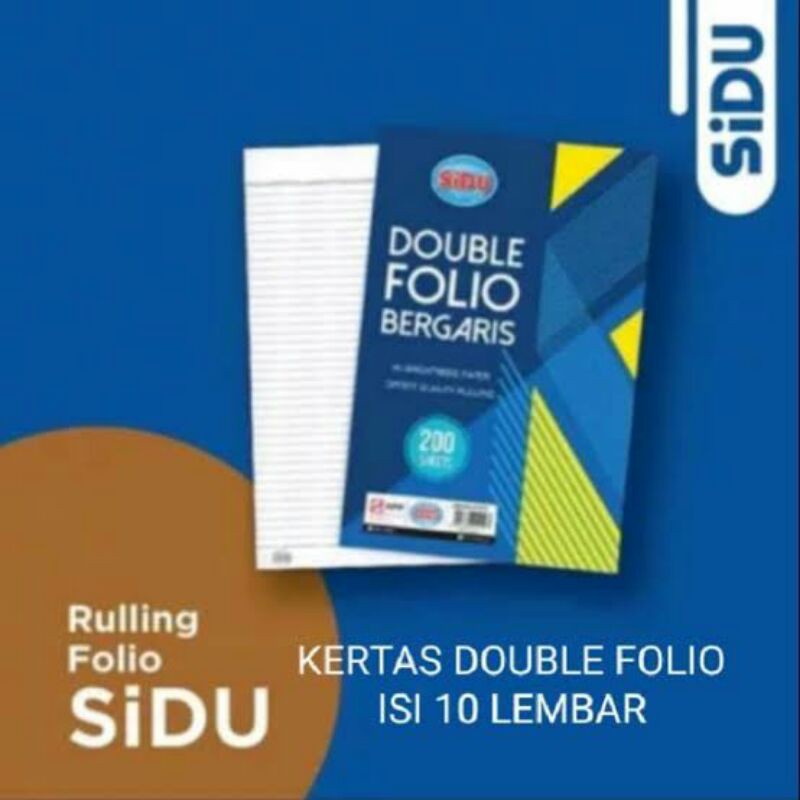 Sheets Double Folio F Paper Pcs L Sidu Folio Paper Grams